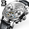 BINGER 8601 S Luxury Sport Watch Mens Automatic Mechanical Wristwatches Fashion Casual Stainless steel Relogio Masculino